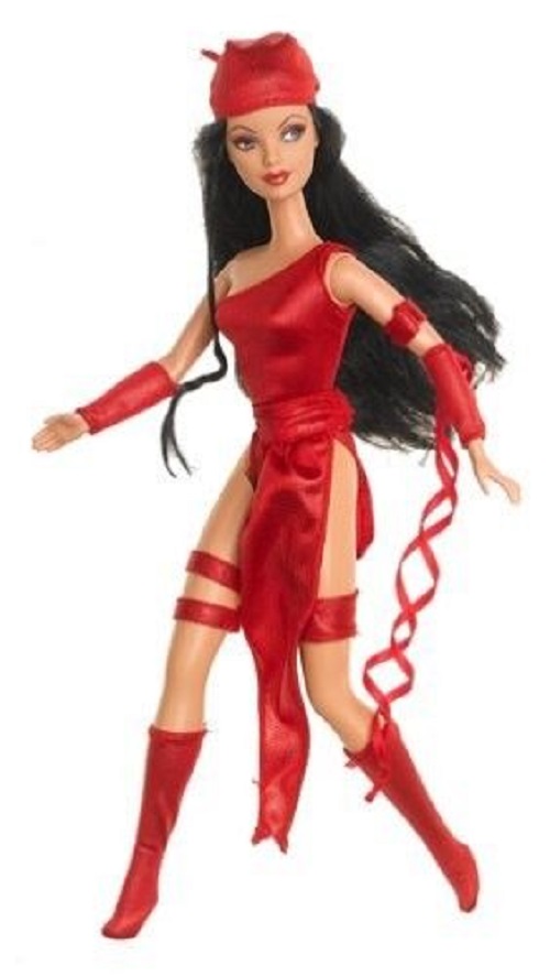 Elektra Barbie Doll Marvel Legends Villainess 2005