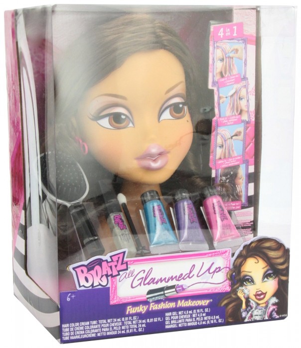 Bratz All Glammed Up Funky Fashion Makeover Styling Head ...