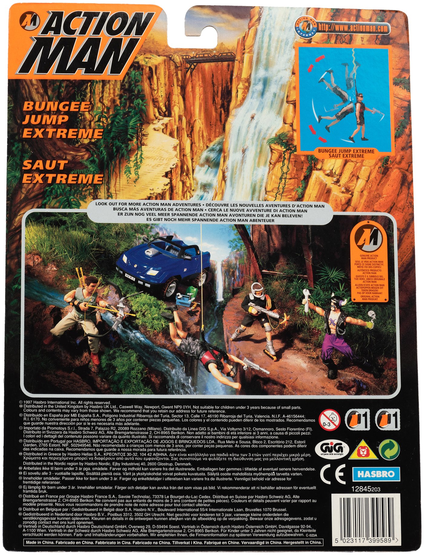 Action Man Bungee Jump Extreme von 1997 Hasbro neu und originalverpackt