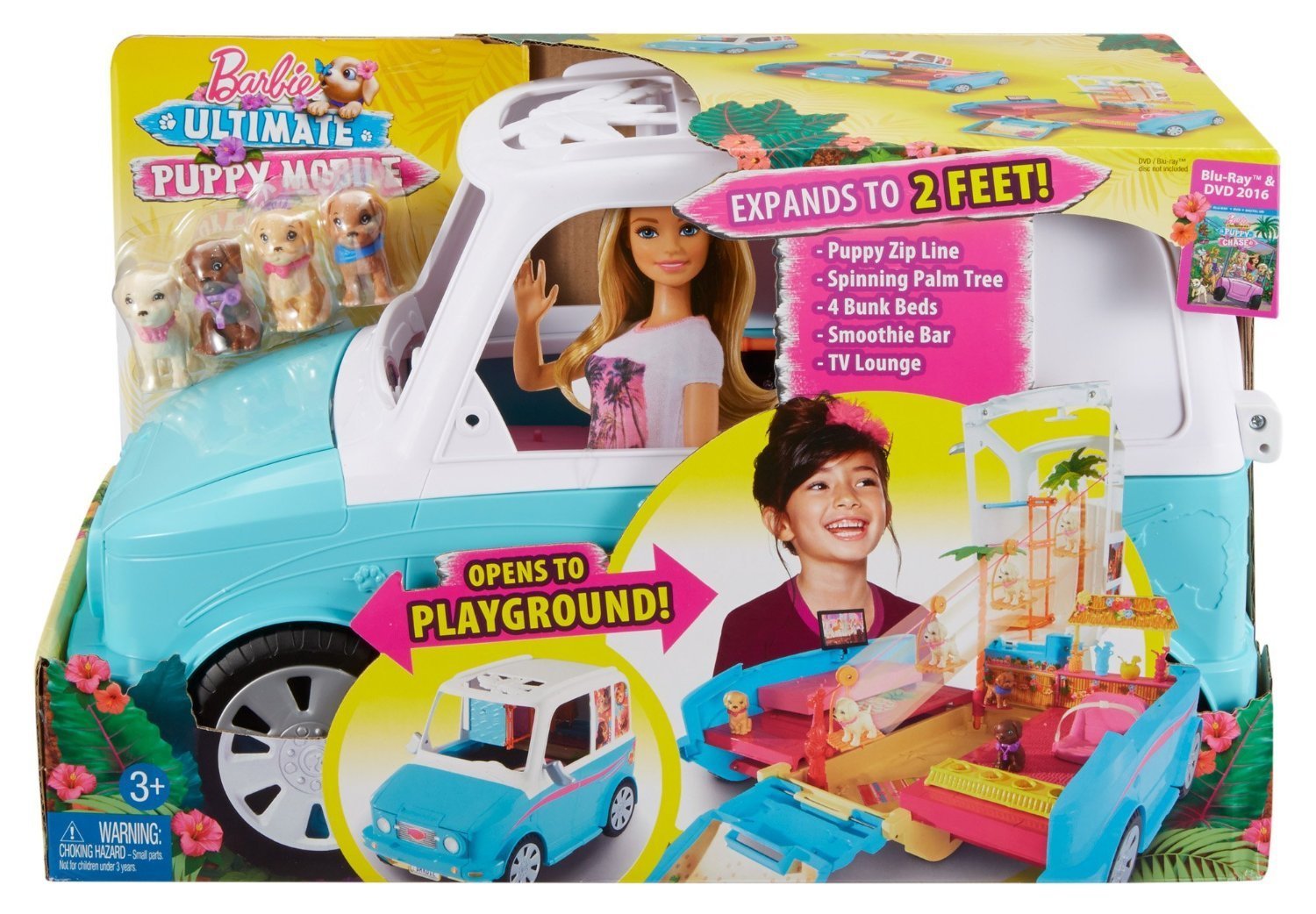 Barbie Ultimate Puppy Mobile Van Gift To Gadget