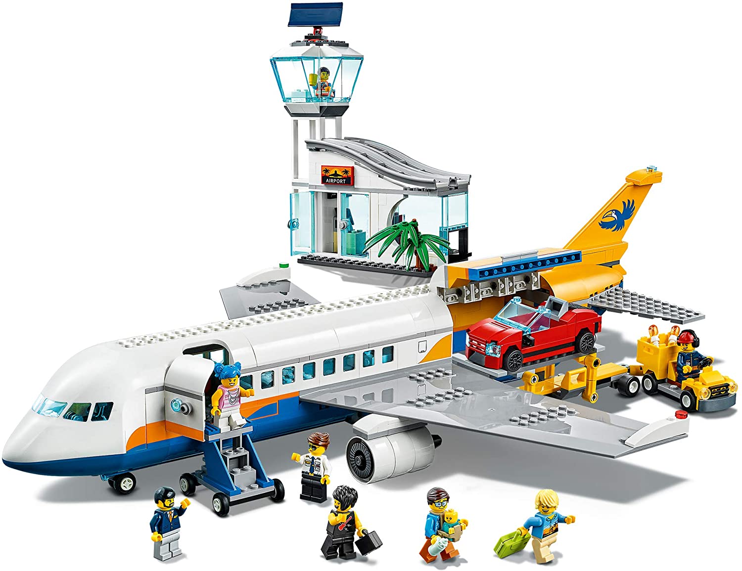 LEGO 60262 City Airport Passenger Airplane Terminal – Truck Play Set