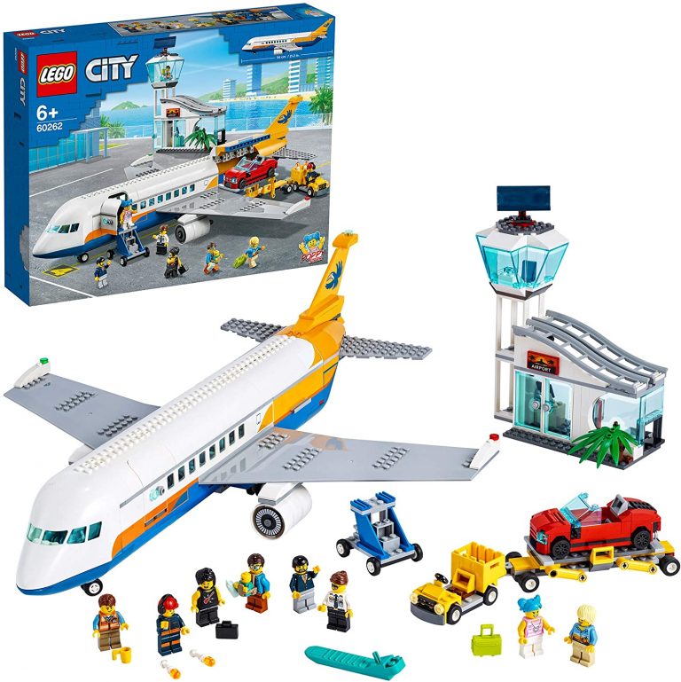 LEGO 60262 City Airport Passenger Airplane Terminal – Truck Play Set