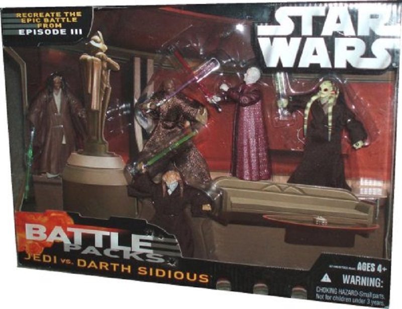 Star Wars Jedi Vs Darth Sidious Battle Pack